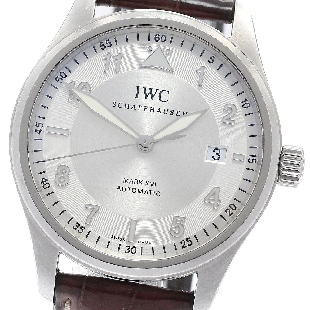 IWC SCHAFFHAUSEN IW325502 Spitfire Mark XVI Date Automatic Men's Watch with Warranty
