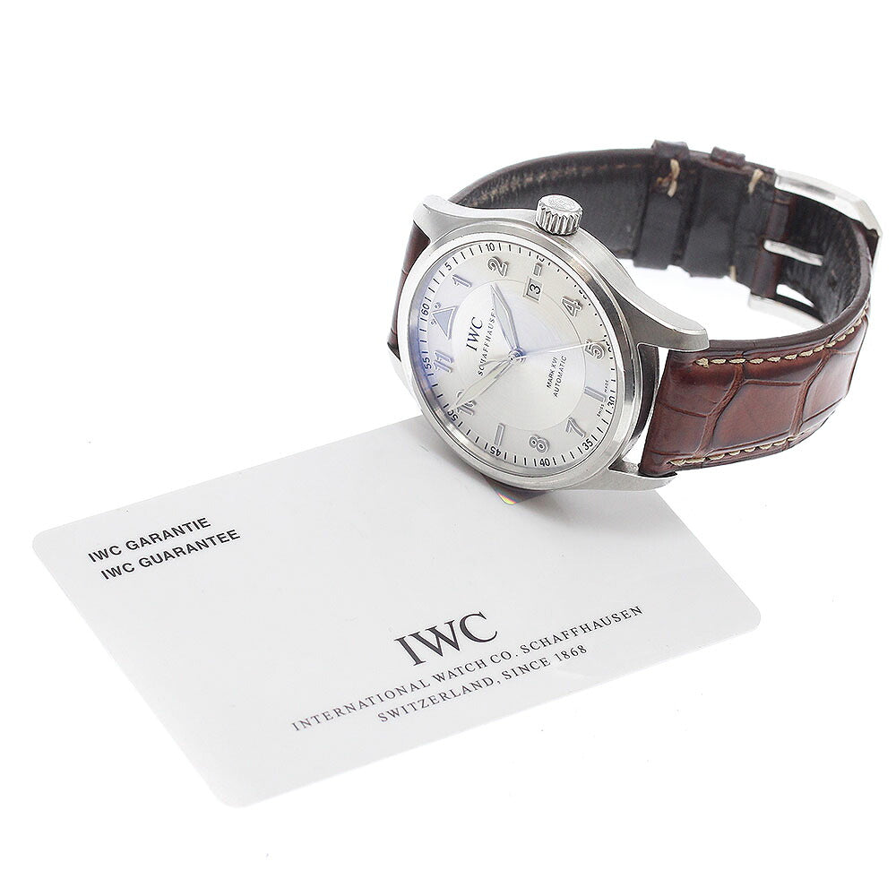 IWC SCHAFFHAUSEN IW325502 Spitfire Mark XVI Date Automatic Men's Watch with Warranty