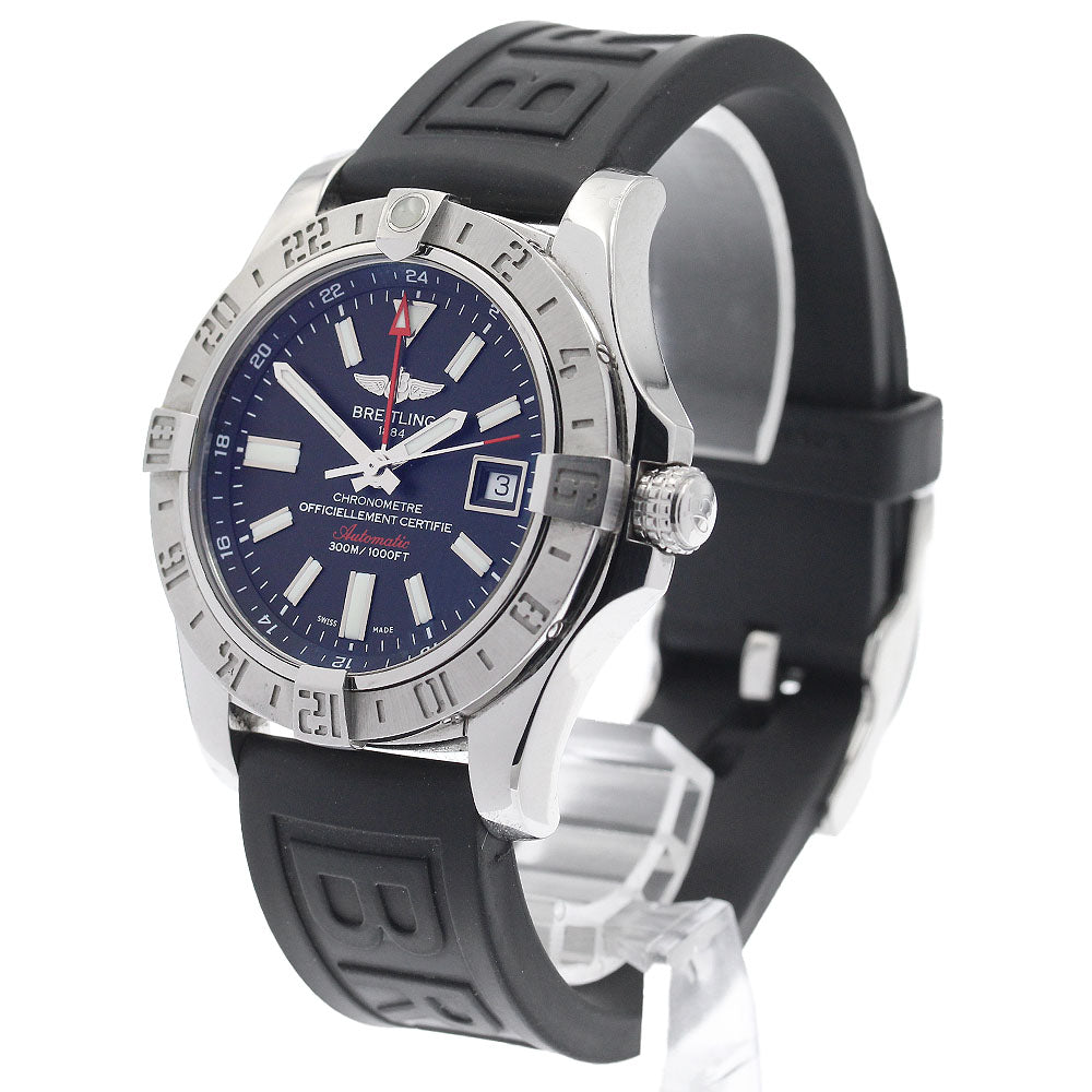 BREITLING A32390 Avenger II GMT Date Automatic Men's Watch with Warranty Card