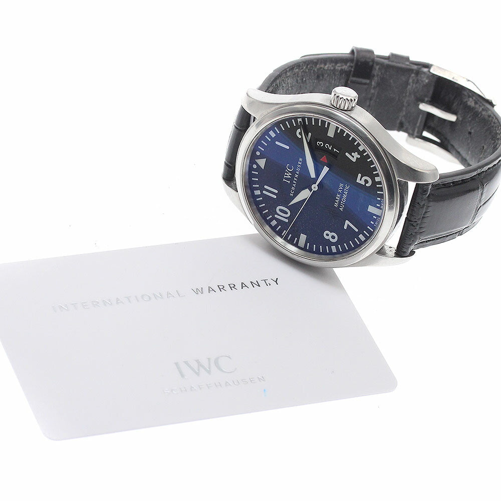 IWC SCHAFFHAUSEN IW326501 Pilot's Watch Mark XV2 Date Automatic Men's Watch with Warranty Card