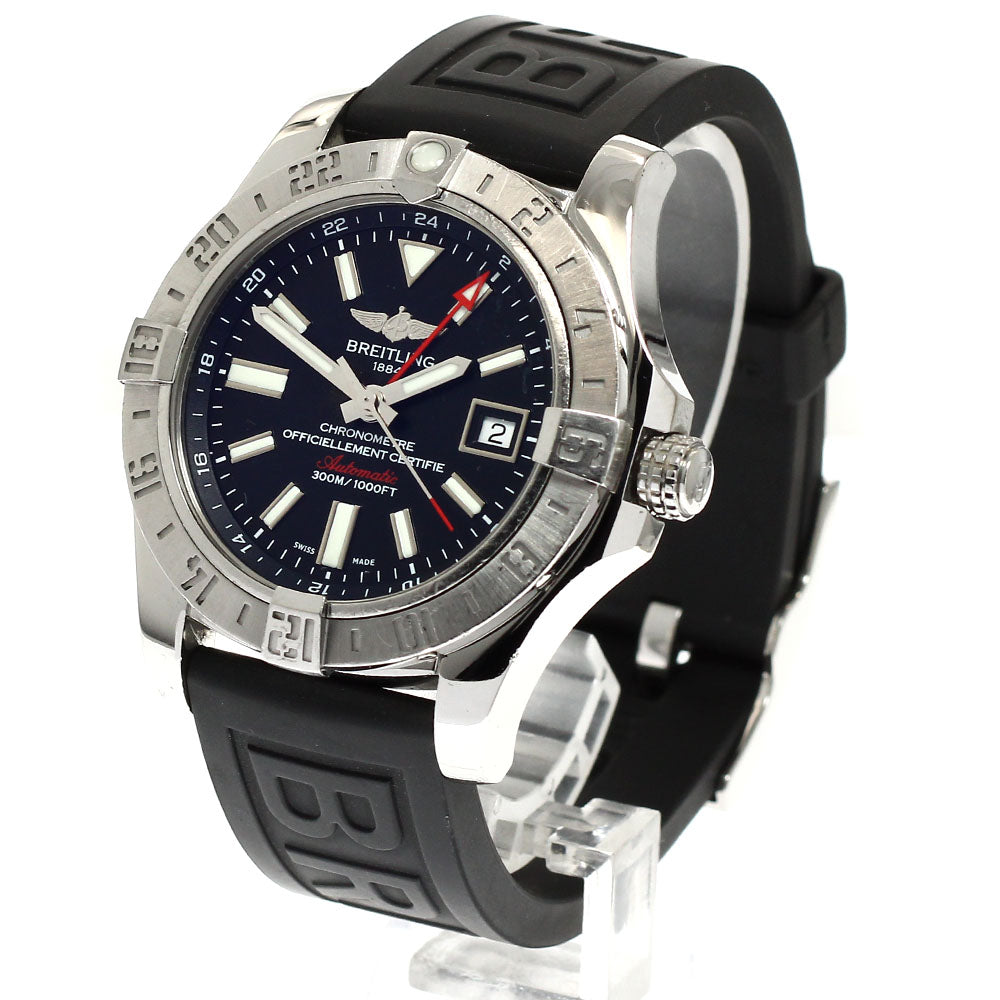 BREITLING A32390 Avenger II GMT Date Automatic Men's Watch with Warranty Card