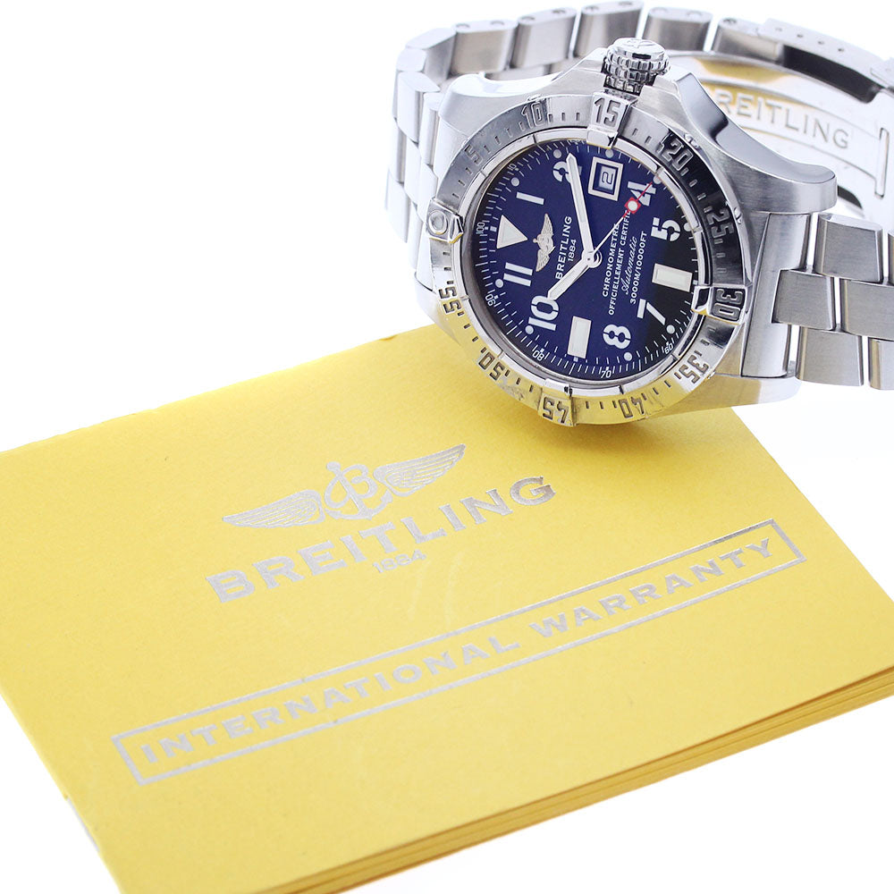 BREITLING A17330 Avenger Seawolf Date Automatic Men's Watch with Warranty