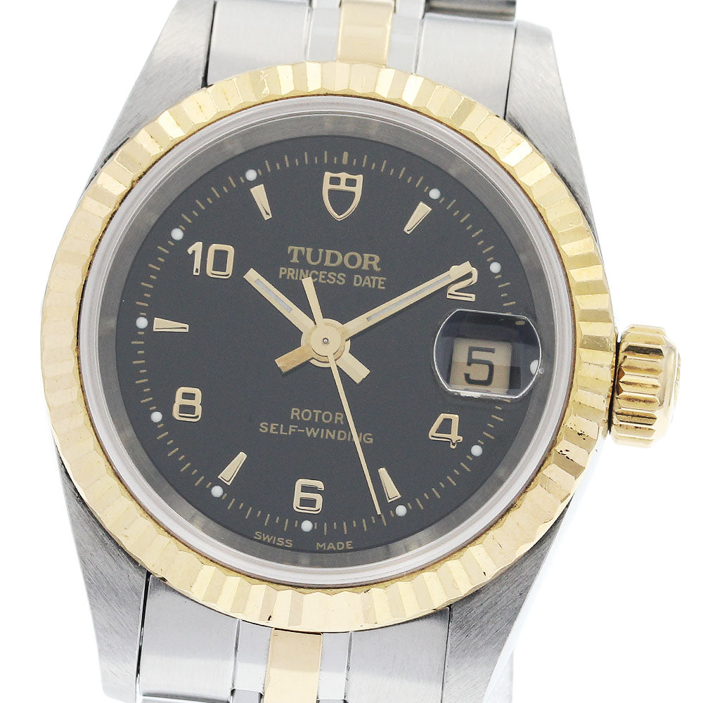 TUDOR 92413 Princess Date YG Combination Automatic Ladies Watch with Warranty
