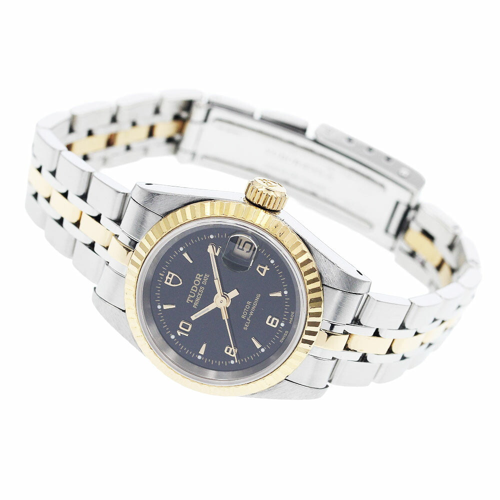 TUDOR 92413 Princess Date YG Combination Automatic Ladies Watch with Warranty