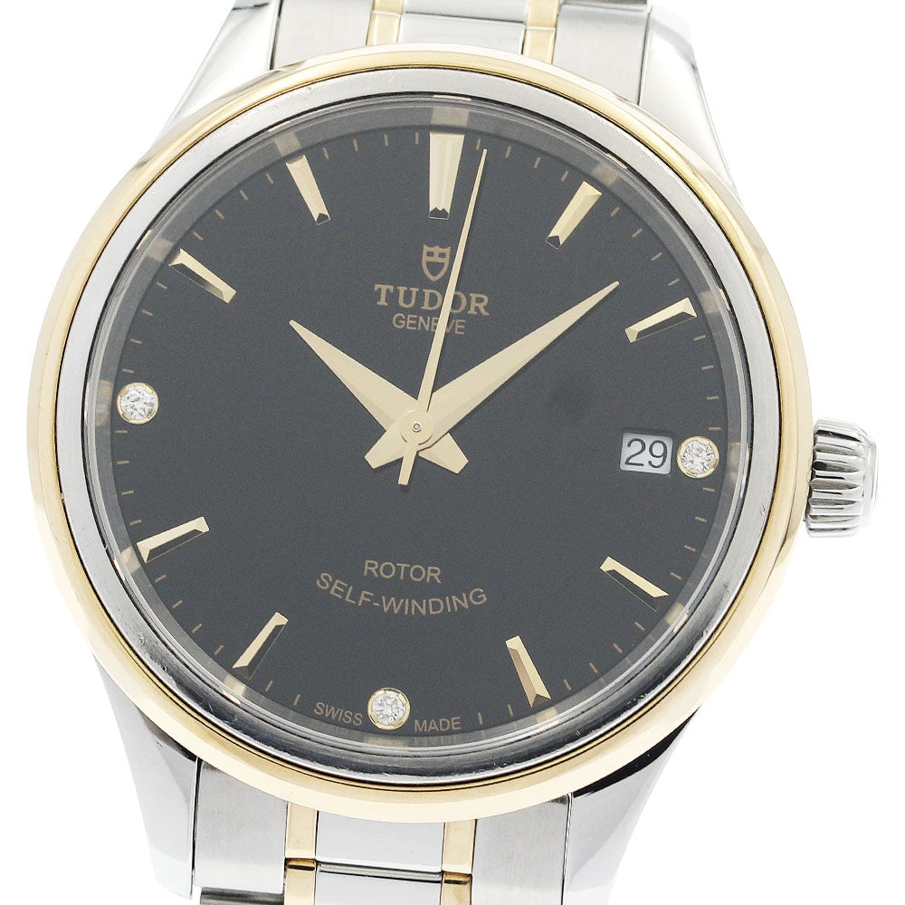 TUDOR 12303 Style Date 3P Diamond Automatic Boys' Watch with Warranty