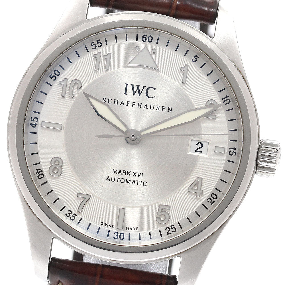 IWC SCHAFFHAUSEN IW325502 Spitfire Mark XVI Date Automatic Men's Watch with Warranty
