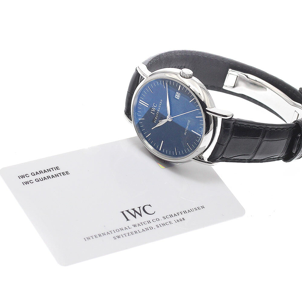 IWC SCHAFFHAUSEN IW356305 Portofino Date Automatic Men's Watch with Warranty