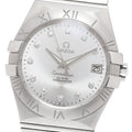 OMEGA 123.10.35.20.52.001 Constellation Date 11P Diamond Automatic Men's Watch (Good Condition)
