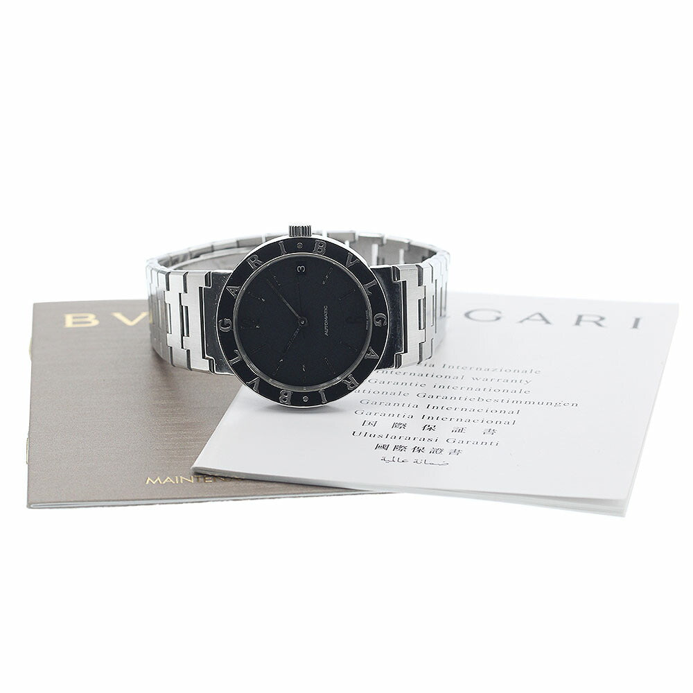 BVLGARI BB33SS Bulgari Date Automatic Men's Watch with Warranty Card