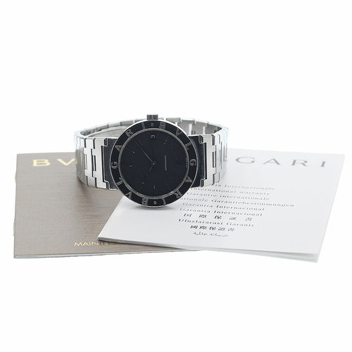 BVLGARI BB33SS Bulgari Date Automatic Men's Watch with Warranty Card