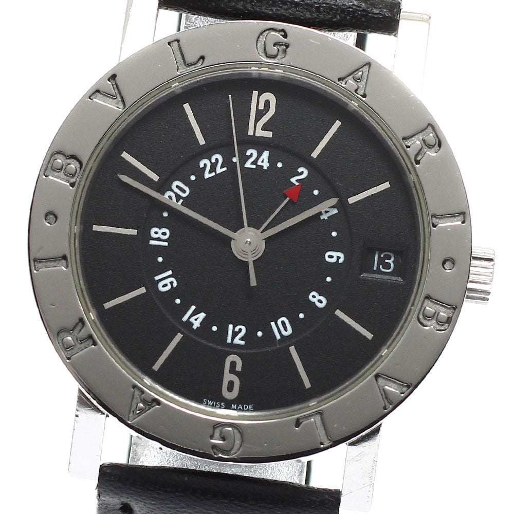 BVLGARI BB33SL GMT Bulgari GMT Date Automatic Watch (Boys' Size)