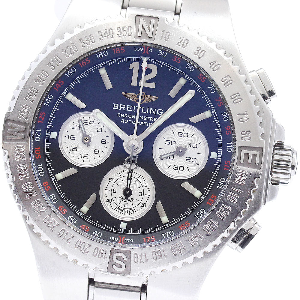 BREITLING A39362 Hercules Chronograph Automatic Men's Watch with Box