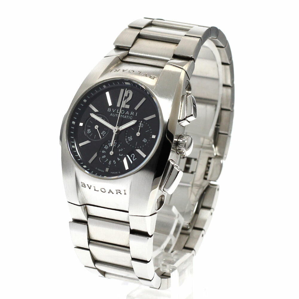 BVLGARI EG35SCH Ergon Chronograph Automatic Boys' Watch Excellent Condition with Box and Warranty Card
