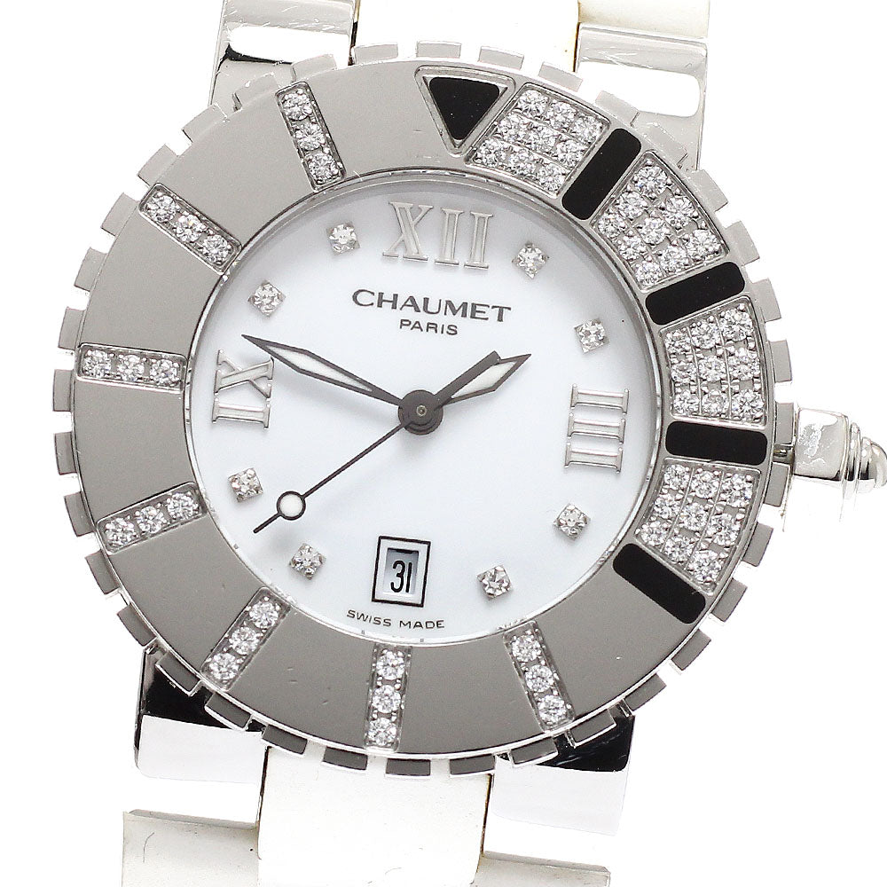 Chaumet W0621N-24C Class One Date Diamond Bezel Quartz Boys' Watch