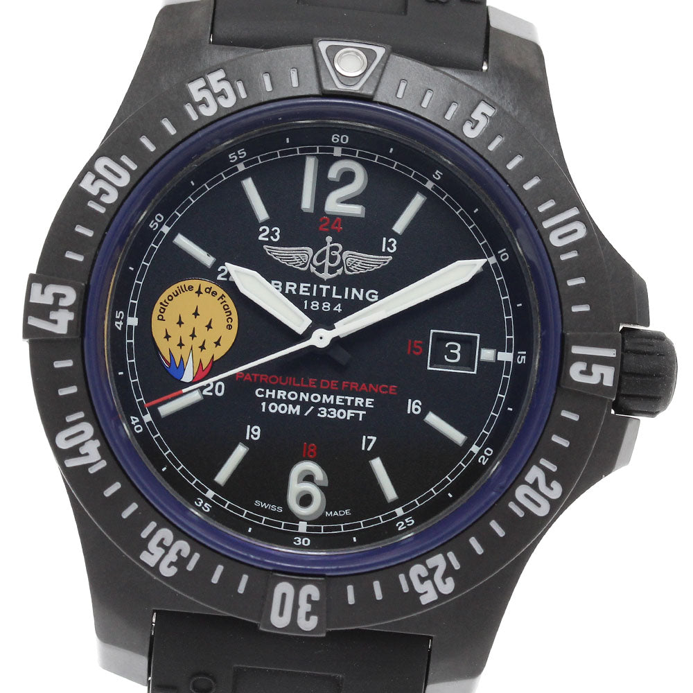 BREITLING X74320 Colt Skyracer Patrouille de France Quartz Men's Watch Excellent Condition with Box and Warranty Card