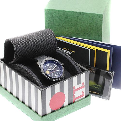 BREITLING X74320 Colt Skyracer Patrouille de France Quartz Men's Watch Excellent Condition with Box and Warranty Card