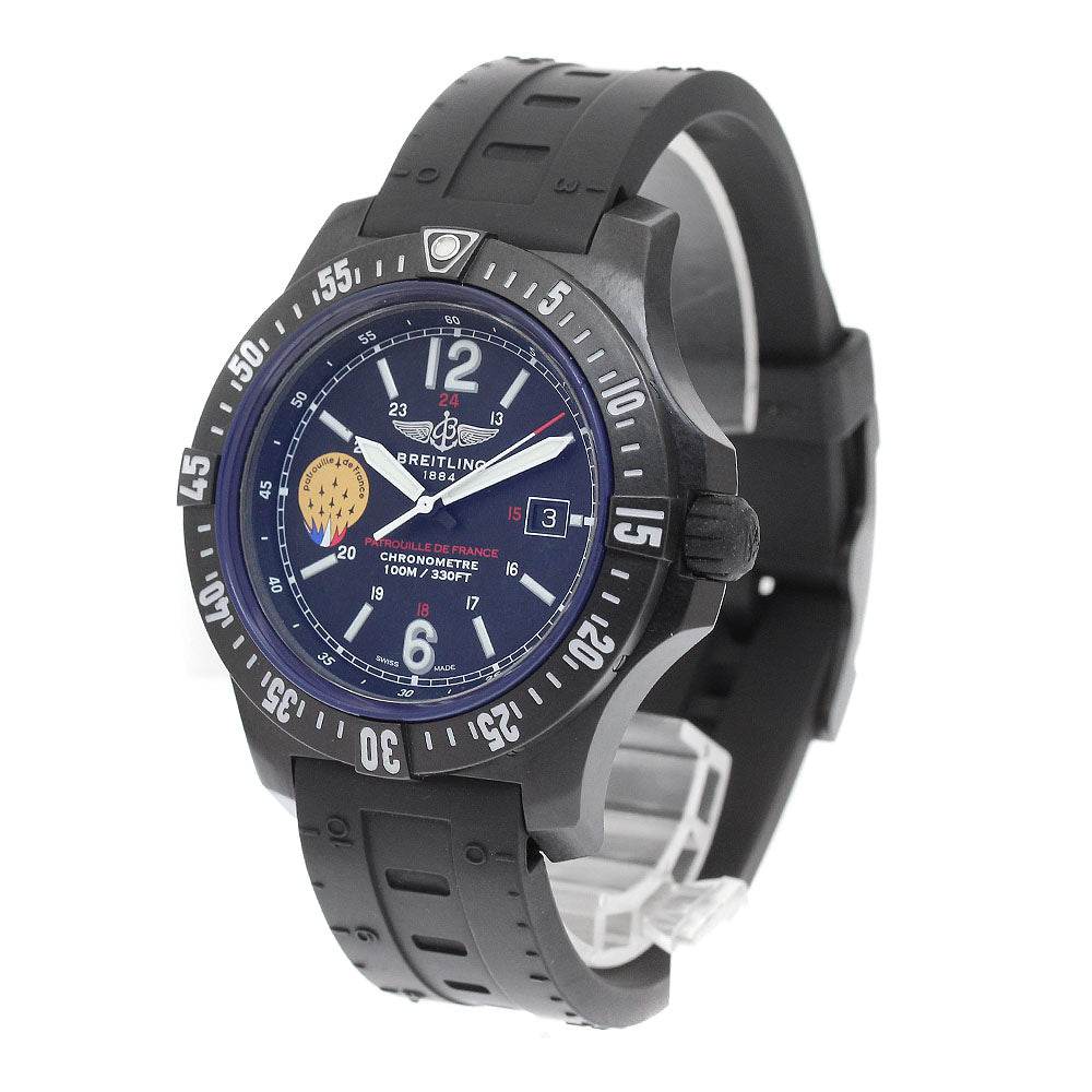 BREITLING X74320 Colt Skyracer Patrouille de France Quartz Men's Watch Excellent Condition with Box and Warranty Card