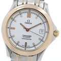 OMEGA 2301.20 Seamaster 120m Date Yellow Gold Combination Automatic Men's Watch (Good Condition)