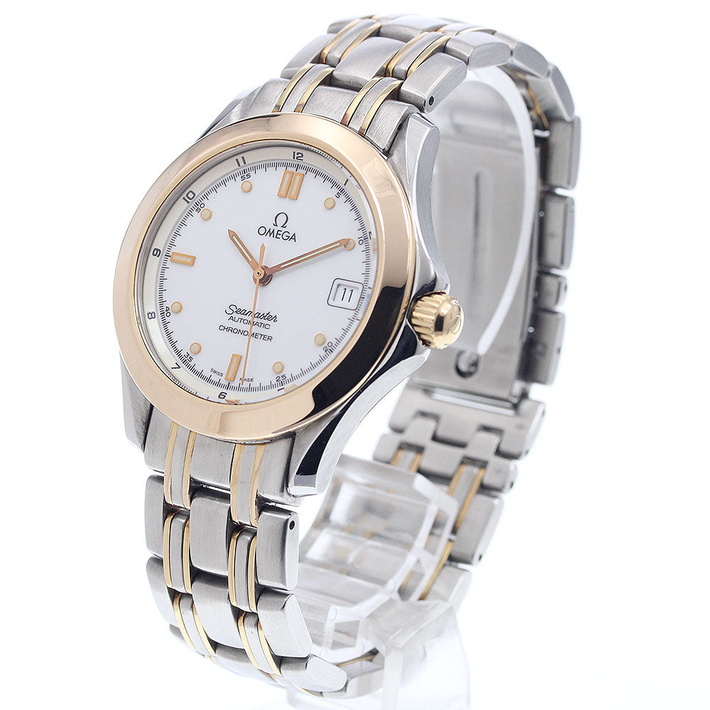 OMEGA 2301.20 Seamaster 120m Date Yellow Gold Combination Automatic Men's Watch (Good Condition)
