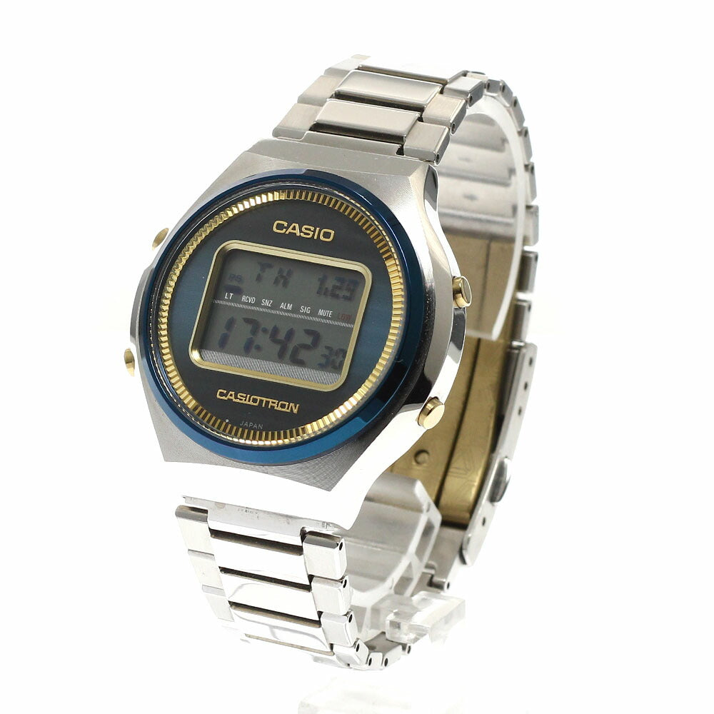 CASIO TRN-50SS-2AJR Casiotron Bluetooth-enabled 50th Anniversary Model Solar Radio-Controlled Men's Watch (Comes with Box and Warranty)