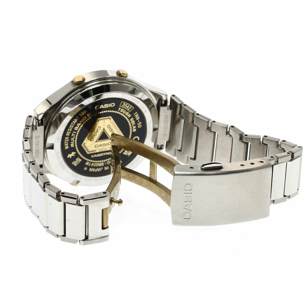 CASIO TRN-50SS-2AJR Casiotron Bluetooth-enabled 50th Anniversary Model Solar Radio-Controlled Men's Watch (Comes with Box and Warranty)
