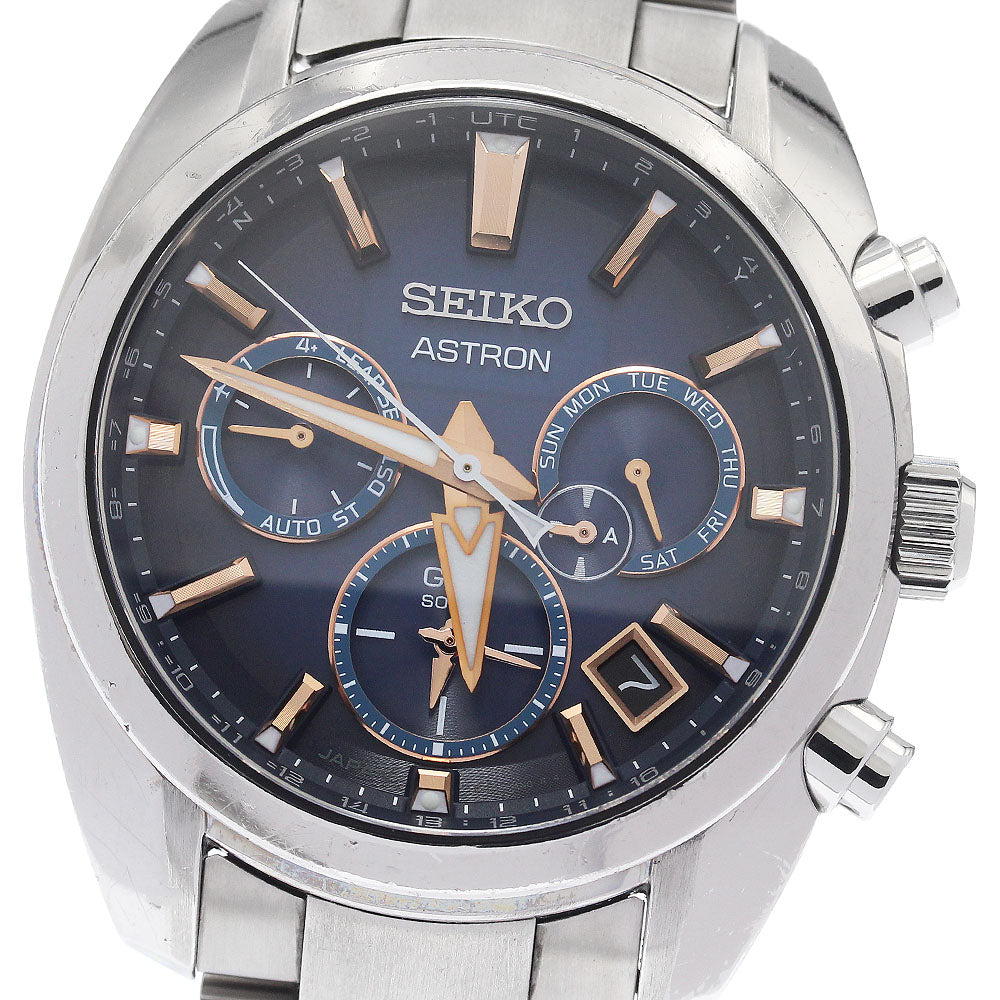 SEIKO SBXC049/5X53-0AJ0 Astron Chronograph Solar Radio Controlled Men's Watch with Warranty