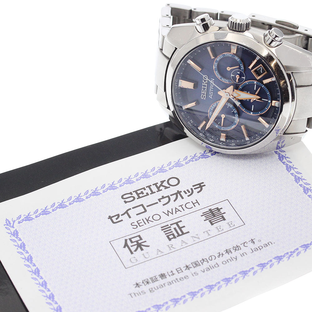 SEIKO SBXC049/5X53-0AJ0 Astron Chronograph Solar Radio Controlled Men's Watch with Warranty