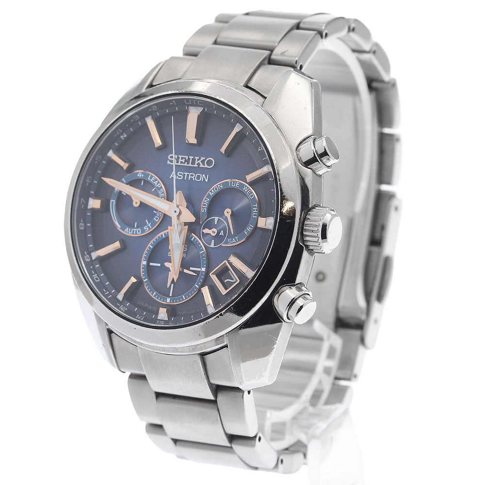 SEIKO SBXC049/5X53-0AJ0 Astron Chronograph Solar Radio Controlled Men's Watch with Warranty