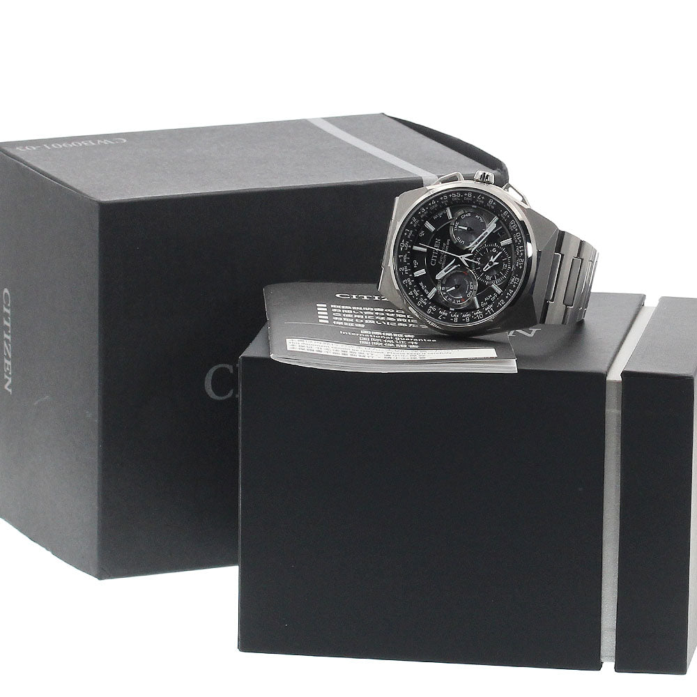 CITIZEN CC9008-50E/F900-S111641 Satellite Wave Eco-Drive GPS Date Solar Radio-Controlled Men's Watch - Excellent Condition Box and Warranty Included