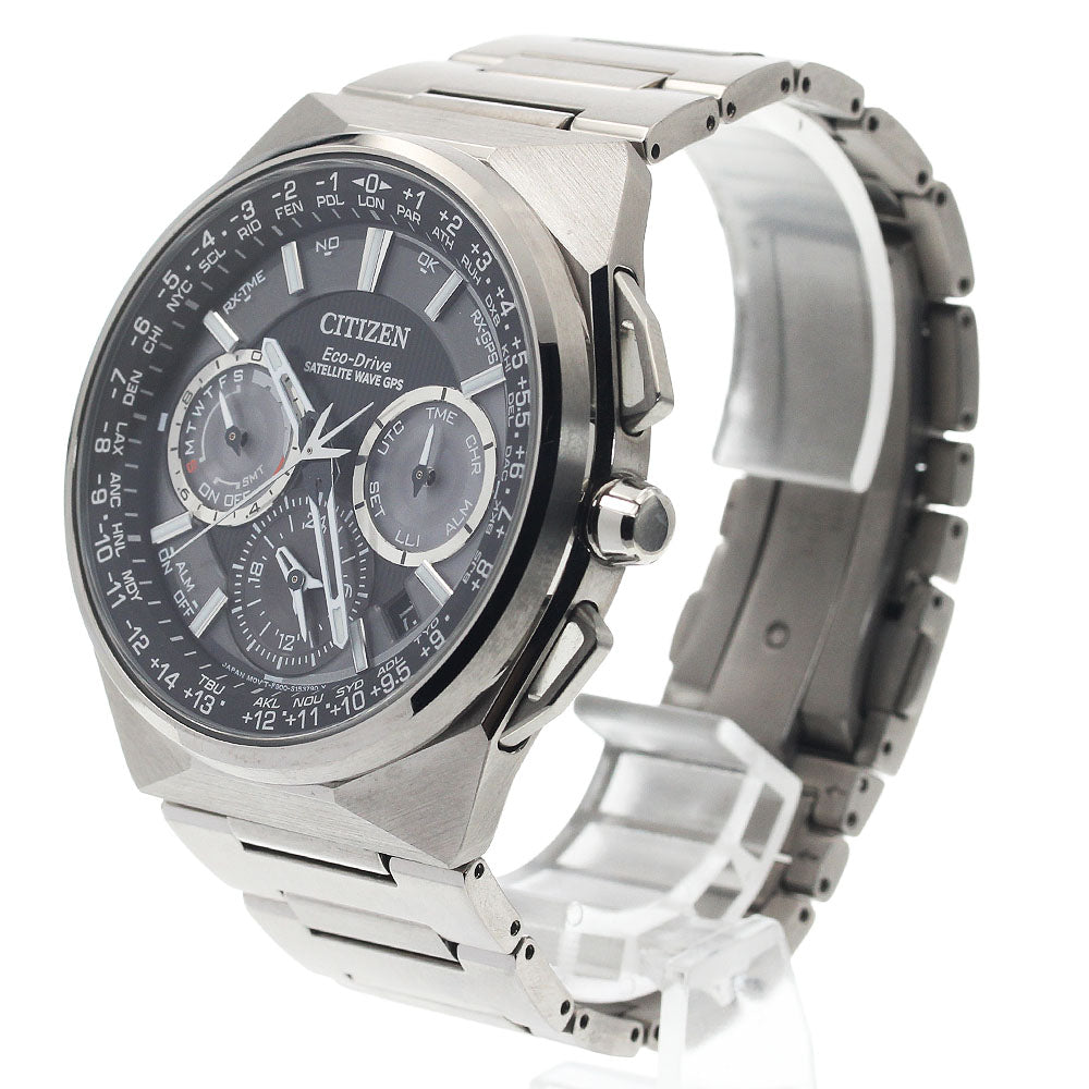 CITIZEN CC9008-50E/F900-S111641 Satellite Wave Eco-Drive GPS Date Solar Radio-Controlled Men's Watch - Excellent Condition Box and Warranty Included