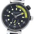 LOUIS VUITTON QA122 Tambour Street Diver Small Seconds Automatic Men's Watch (Good Condition)