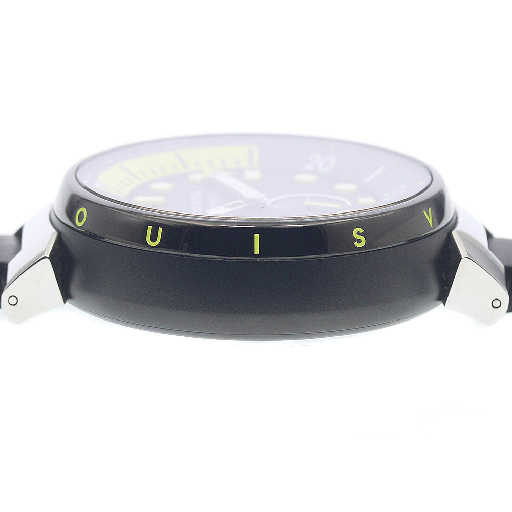 LOUIS VUITTON QA122 Tambour Street Diver Small Seconds Automatic Men's Watch (Good Condition)