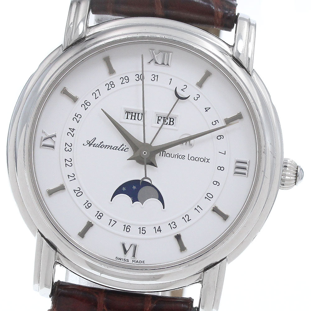 Maurice Lacroix 37757 Masterpiece Triple Calendar Moon Phase Automatic Men's Watch (with inner box and warranty)