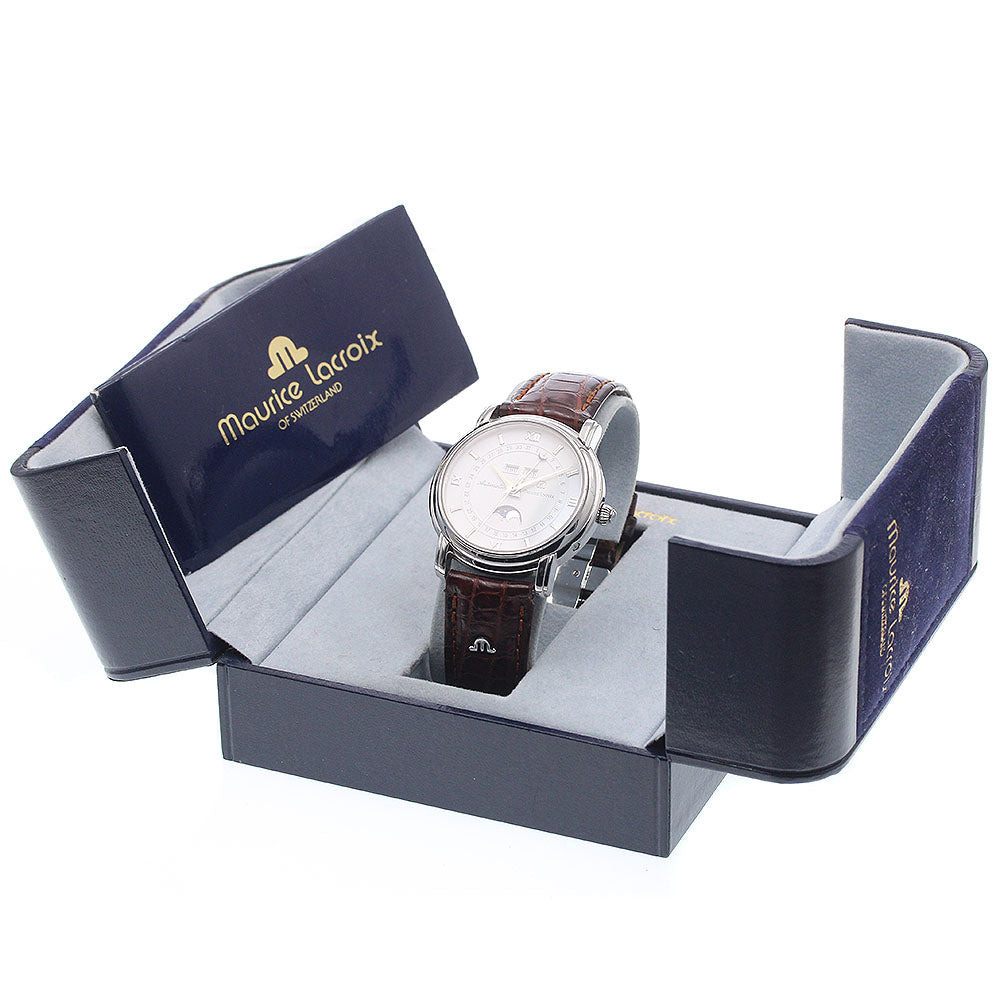 Maurice Lacroix 37757 Masterpiece Triple Calendar Moon Phase Automatic Men's Watch (with inner box and warranty)