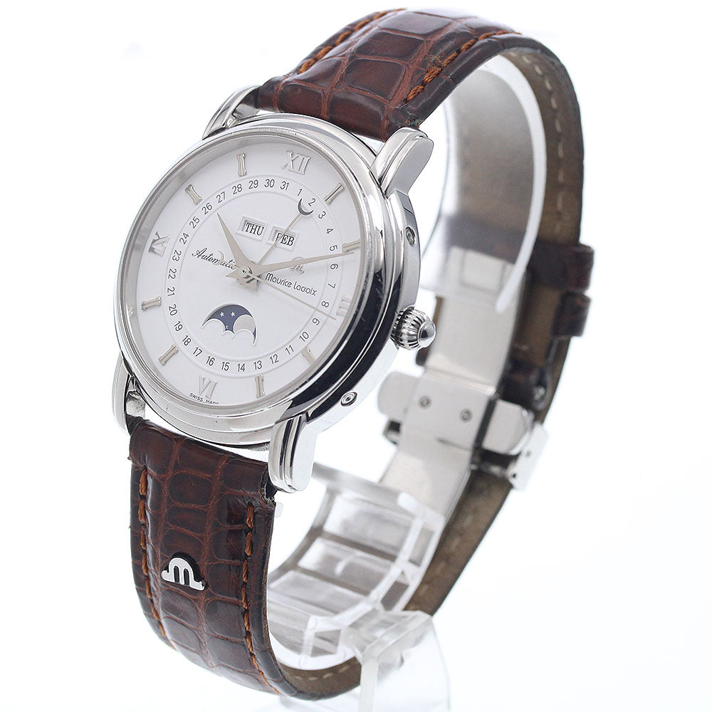 Maurice Lacroix 37757 Masterpiece Triple Calendar Moon Phase Automatic Men's Watch (with inner box and warranty)
