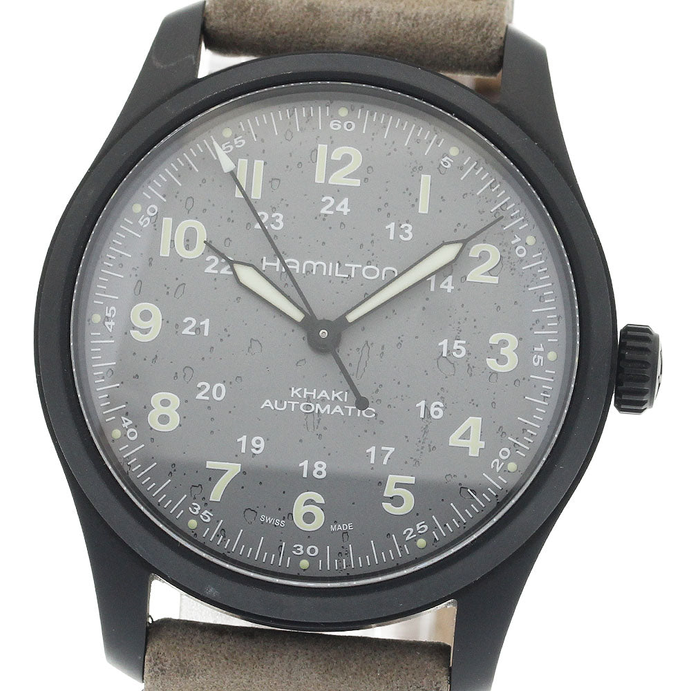 HAMILTON H702150 Khaki Field Automatic Men's Watch (with box and warranty)