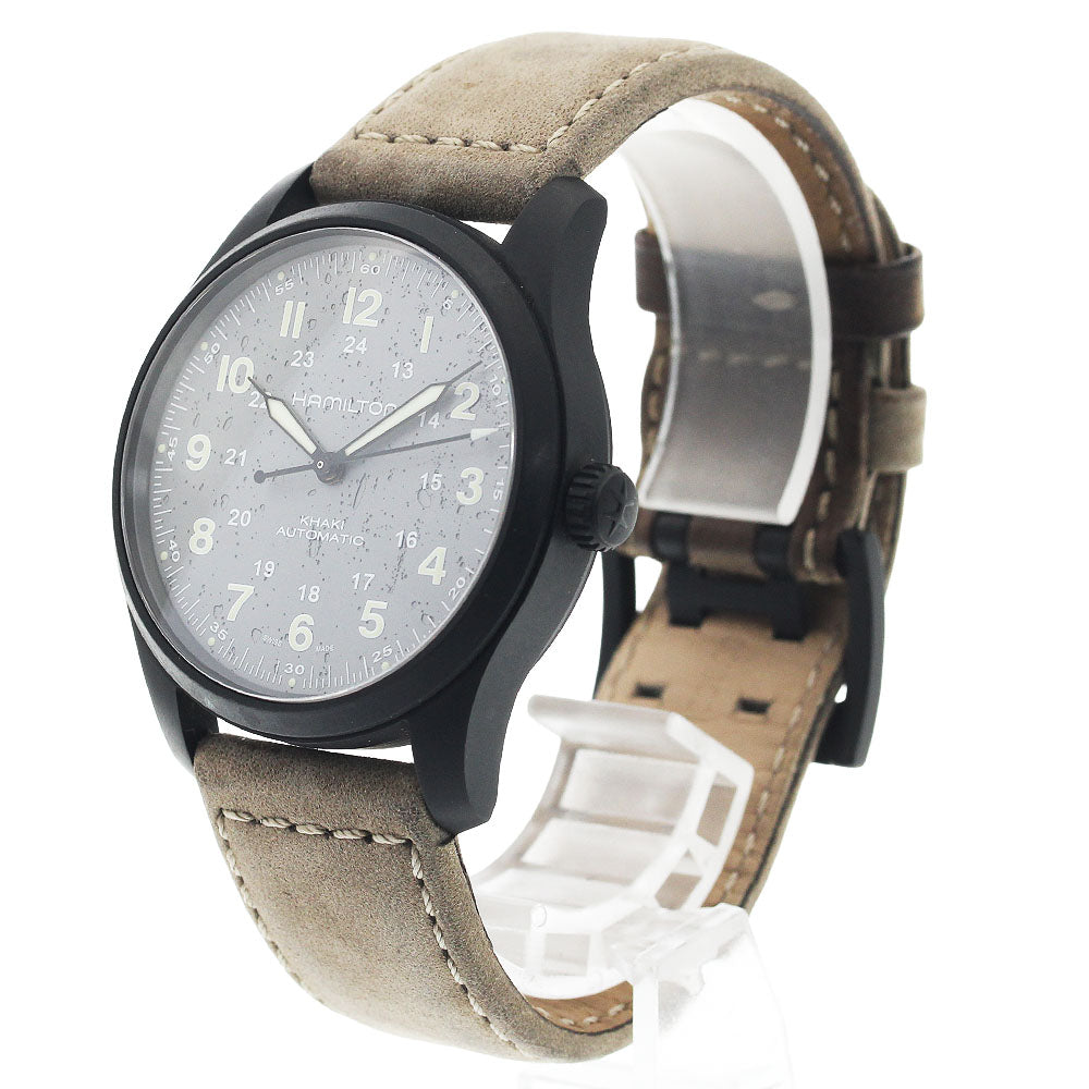 HAMILTON H702150 Khaki Field Automatic Men's Watch (with box and warranty)
