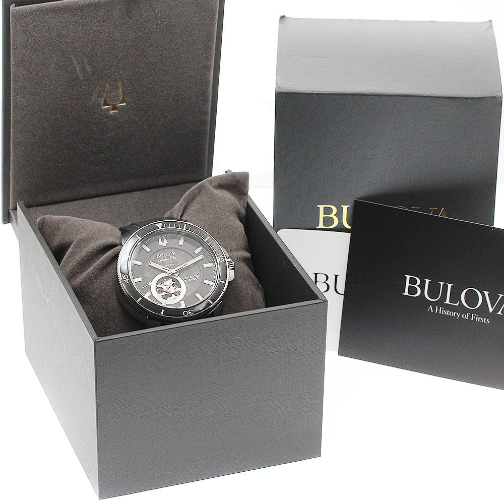 BULOVA 96A288 Marine Star Automatic Men's Watch Excellent Condition with Box and Warranty Card