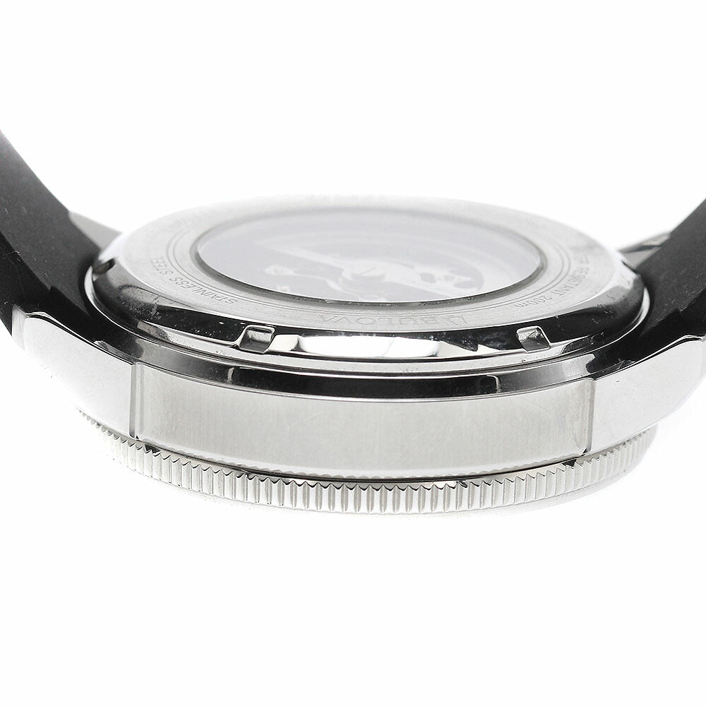 BULOVA 96A288 Marine Star Automatic Men's Watch Excellent Condition with Box and Warranty Card