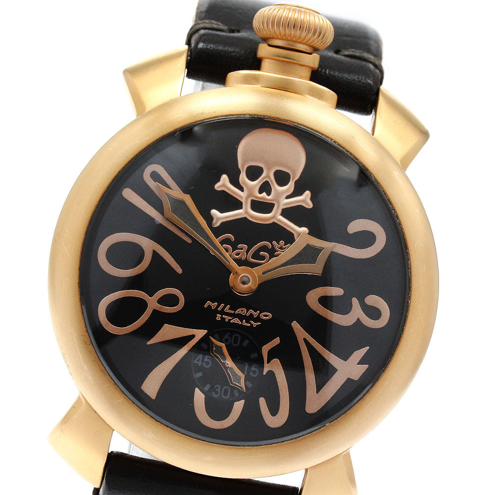 GaGa MILANO 5011ART.01S Manuale 48 Art Collection Hand-wound Men's Watch with Box and Warranty
