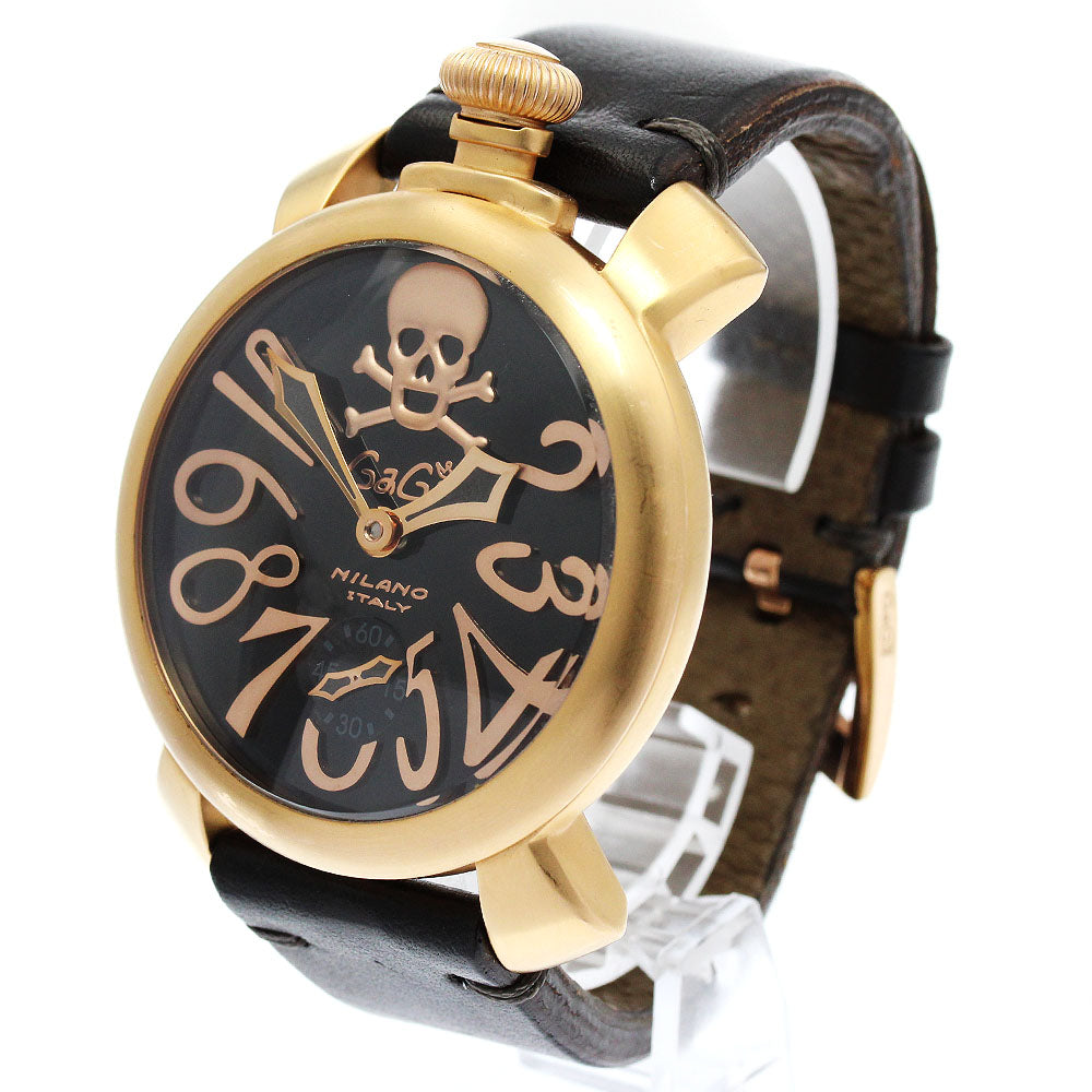 GaGa MILANO 5011ART.01S Manuale 48 Art Collection Hand-wound Men's Watch with Box and Warranty