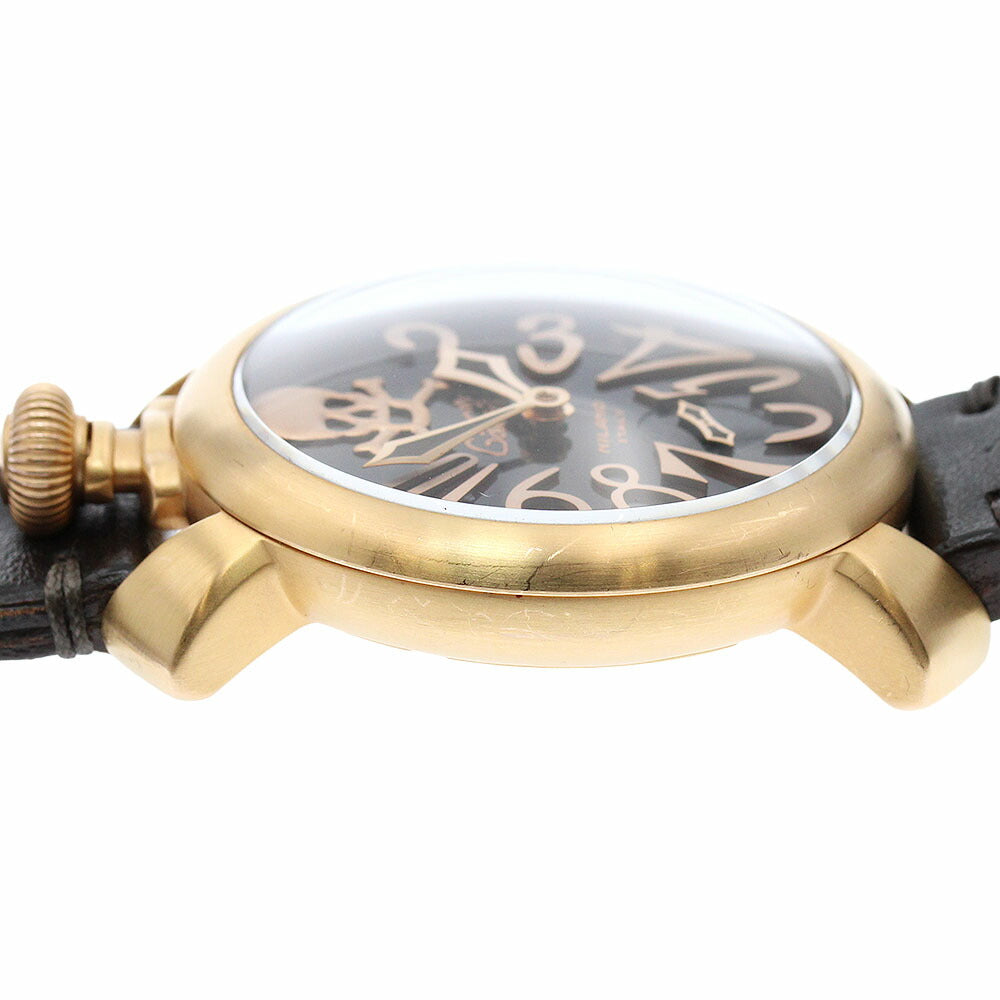 GaGa MILANO 5011ART.01S Manuale 48 Art Collection Hand-wound Men's Watch with Box and Warranty