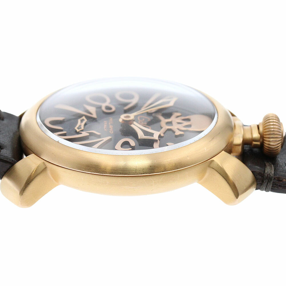 GaGa MILANO 5011ART.01S Manuale 48 Art Collection Hand-wound Men's Watch with Box and Warranty