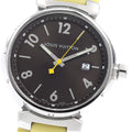 LOUIS VUITTON Q1111 Tambour Date Quartz Men's Watch with Inner Box