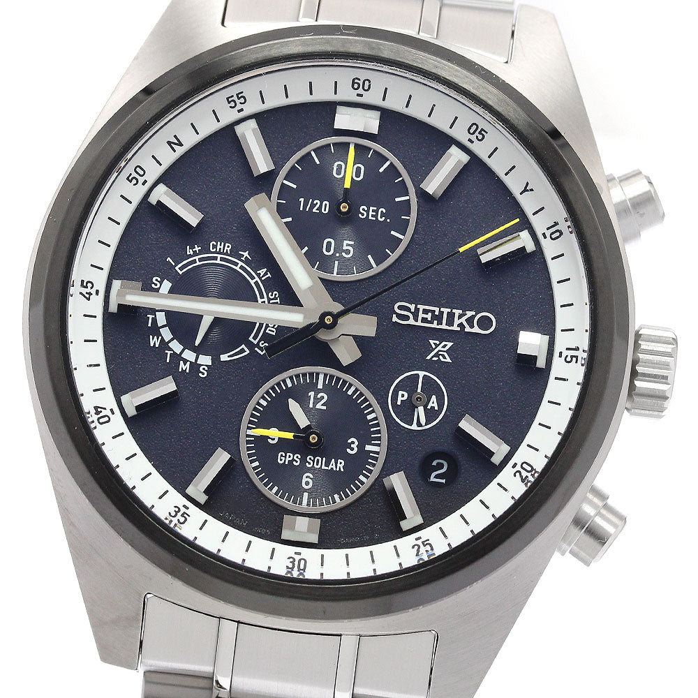 SEIKO SBED011/5X83-0AH0-1 Prospex GPS Solar Radio-Controlled Men's Watch - Excellent Condition