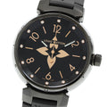 LOUIS VUITTON QA156 Tambour 12-Diamond Quartz Women's Watch Excellent Condition with Box