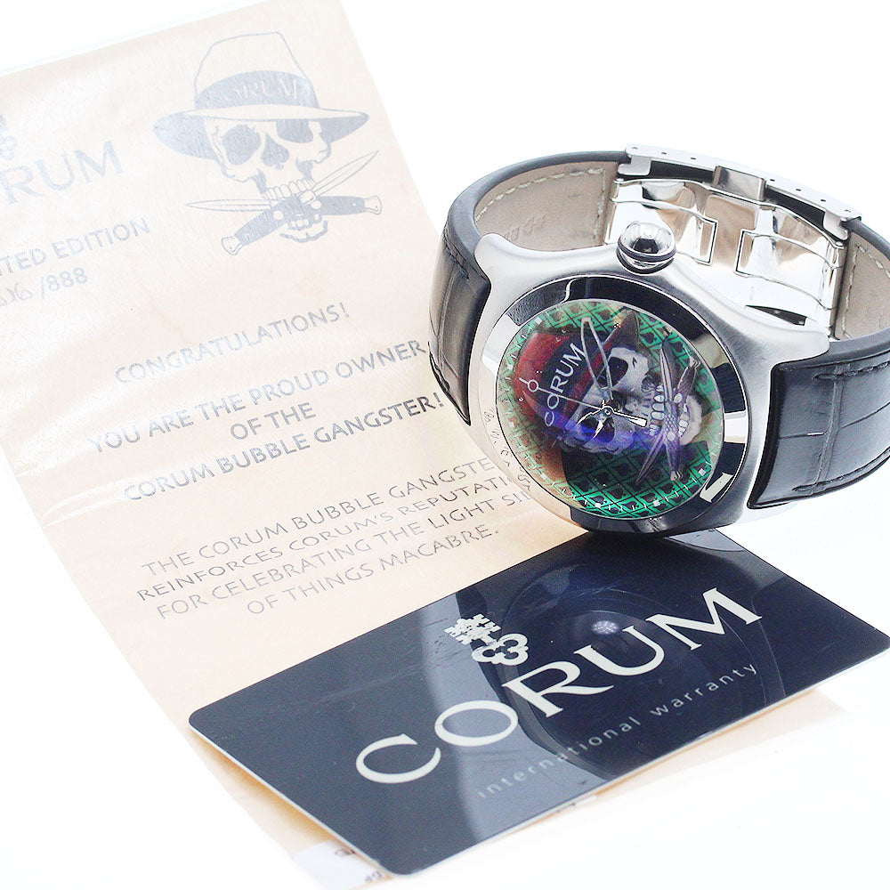 CORUM 08.0001/082.170.20 Bubble Gangster Limited Edition of 888 Automatic Men's Watch with Warranty
