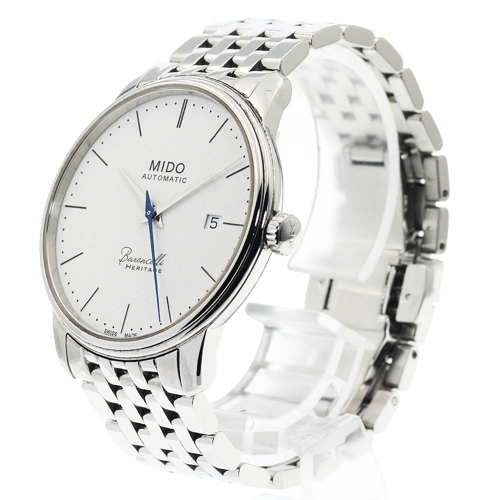 MIDO M027407A Baroncelli Date Automatic Men's Watch Excellent Condition with Warranty Card