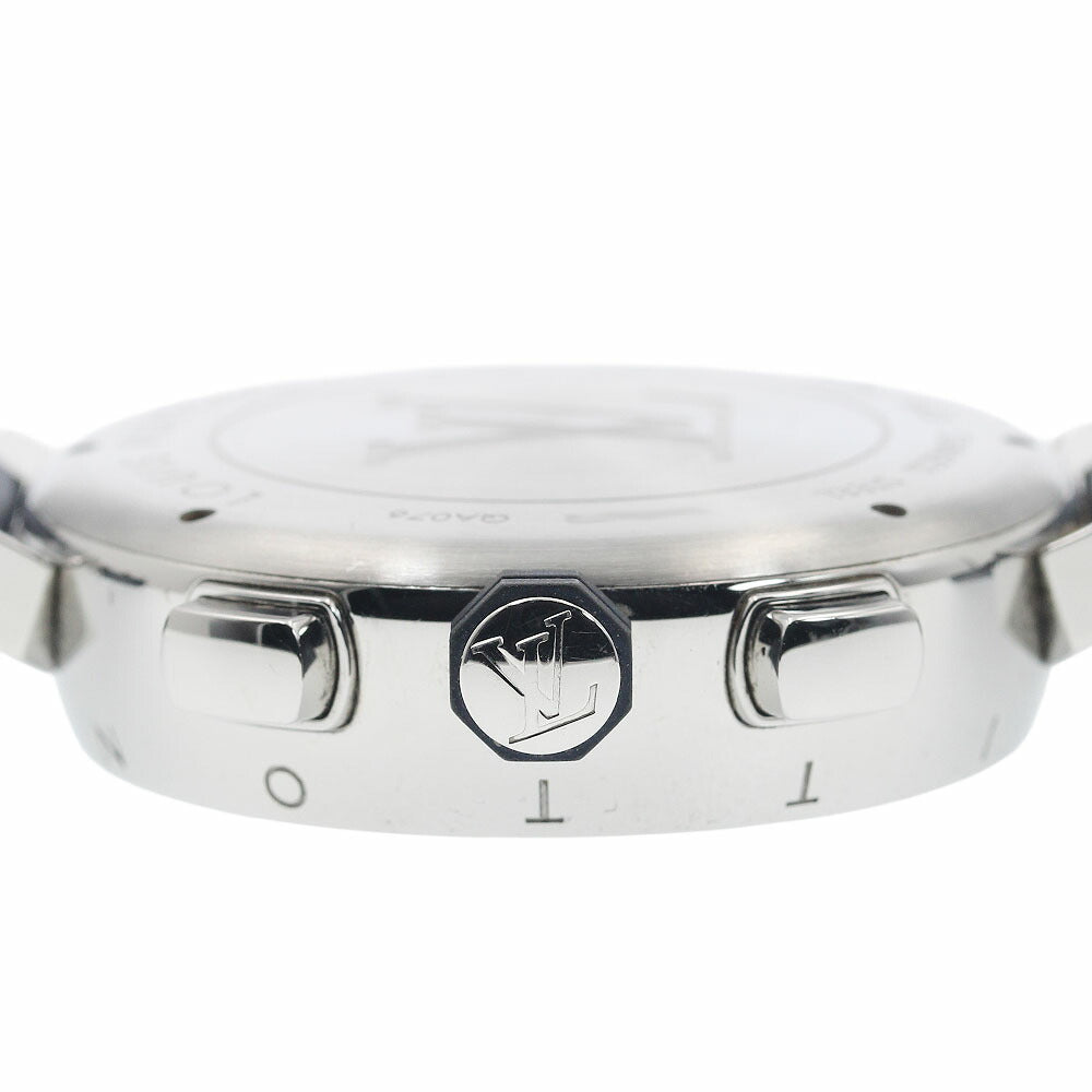 LOUIS VUITTON QA076Z Tambour Damier Cobalt V Automatic Men's Watch with Box and Warranty Card