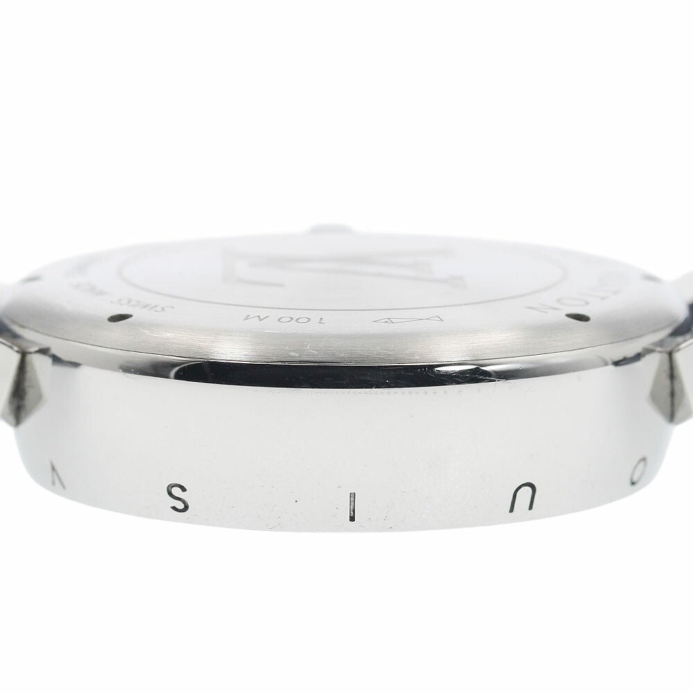 LOUIS VUITTON QA076Z Tambour Damier Cobalt V Automatic Men's Watch with Box and Warranty Card
